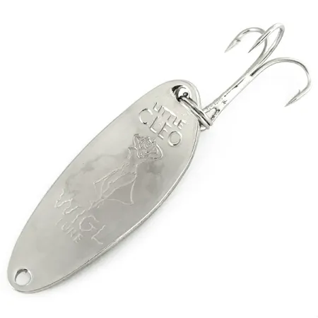 Vintage Seneca Little Cleo (Hula Girl), 1/3oz Silver fishing spoon #7169