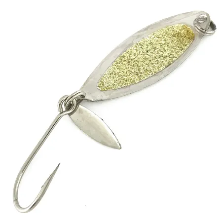 Vintage Flashy Fish Lures Flashy Fish , 3/16oz Gold / Silver fishing spoon #7173