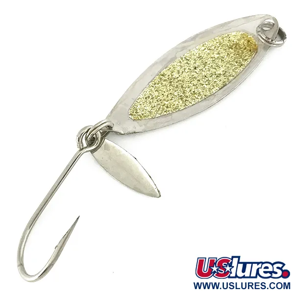 Vintage  Flashy Fish Lures Flashy Fish , 3/16oz Gold / Silver fishing spoon #7173