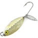 Vintage  Flashy Fish Lures Flashy Fish , 3/16oz Gold / Silver fishing spoon #7173