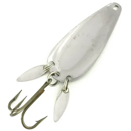 Vintage Marathon (with sonic blades), 2/5oz Frog / Nickel fishing spoon #7175