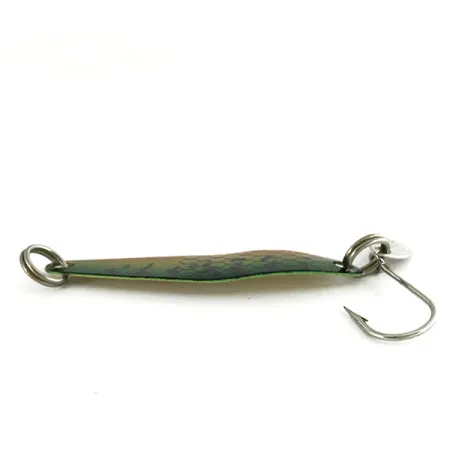 Vintage Luhr Jensen Needle fish 2, 3/32oz Fire Tiger fishing spoon #17319