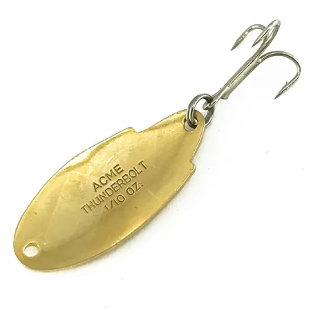 Vintage Acme Thunderbolt, 1/8oz Golden Trout fishing spoon #7194