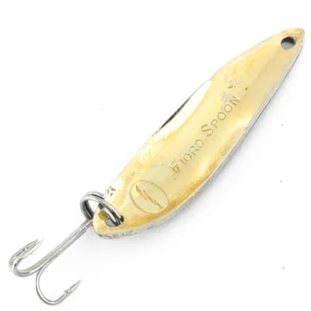 Vintage Acme Fiord Spoon, 1/4oz Purple / Gold fishing spoon #7196