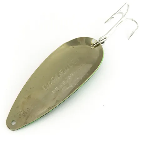 Vintage Eppinger Dardevle Dardevlet UV, 3/4oz Fire Tiger fishing spoon #7211