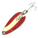 Vintage  Eppinger Dardevle Midget, 3/16oz Red / White / Nickel fishing spoon #7213