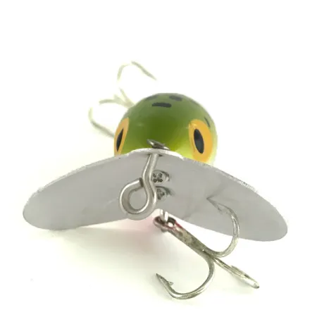 Vintage Fred Arbogast Jitterbug , 1/4oz Frog fishing lure #7215