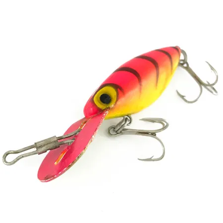 Vintage Storm Hot'N Tot Thin Fin UV, 1/4oz Hot Tiger fishing lure #7216