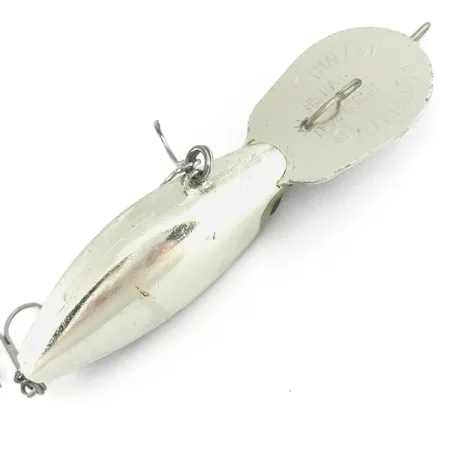 Vintage Storm Hot'N Tot Thin Fin, 3/4oz Mirror Silver fishing lure #7217