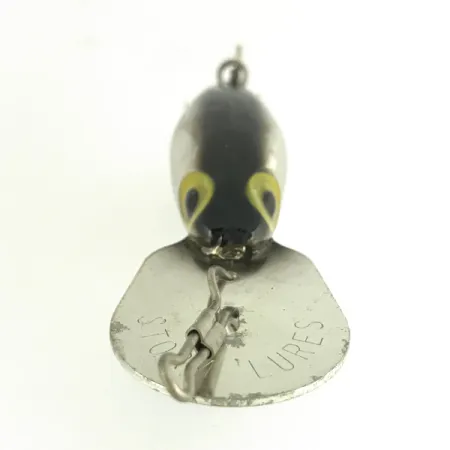 Vintage Storm Hot'N Tot Thin Fin, 3/4oz Mirror Silver fishing lure #7217