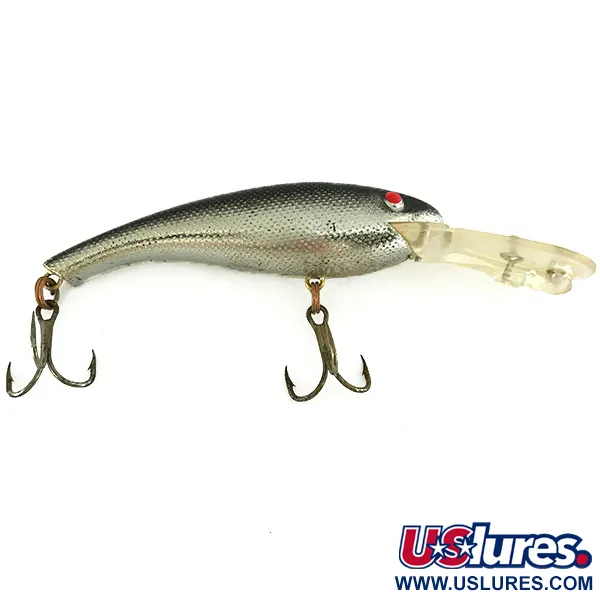 Vintage   Cotton Cordell Wally Diver, 1/2oz Silver fishing lure #7219