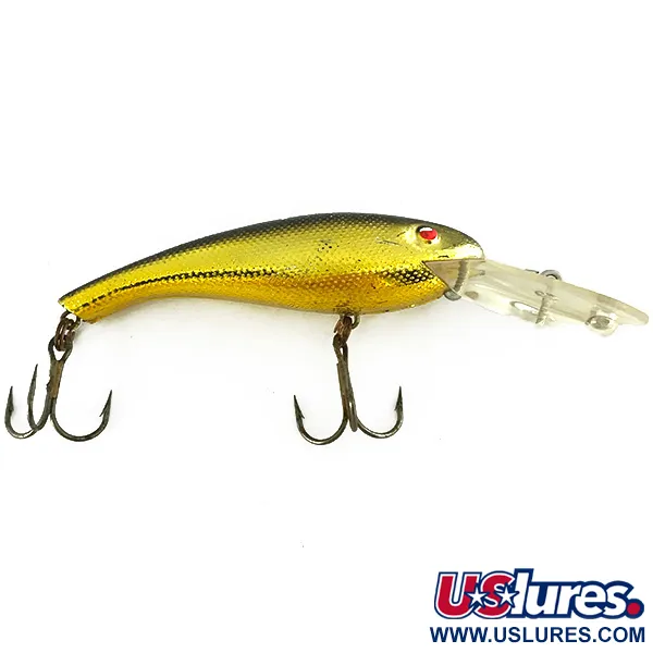 Vintage   Cotton Cordell Wally Diver, 1/2oz Gold fishing lure #7220