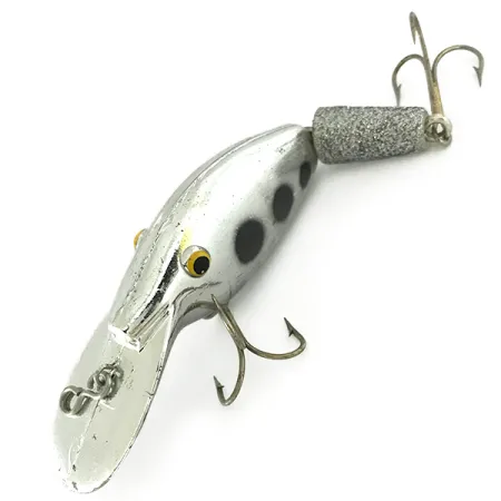 Vintage Eppinger Sparkle Tail, 1/3oz Silver spinning lure #7223