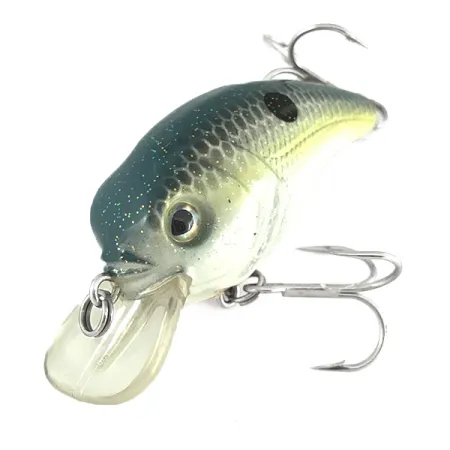 Vintage Bass Pro Shops Shallow Crank, 1/4oz Light Blue XXX Shad fishing lure #7224