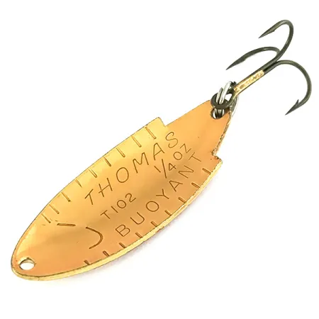 Vintage Thomas Buoyant, 1/4oz Golden Trout fishing spoon #7228