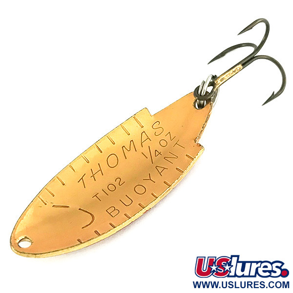 Vintage   Thomas Buoyant, 1/4oz Golden Trout fishing spoon #7228