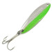 Vintage  Acme Kastmaster , 3/8oz Nickel / Green fishing spoon #7233