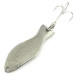 Vintage   Al's gold fish, 1/4oz Nickel fishing spoon #7236