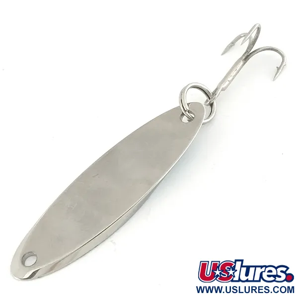 Vintage Acme Kastmaster , 1/4oz Nickel / Blue fishing spoon #7237