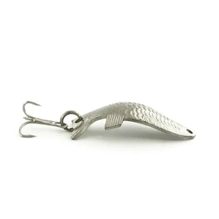 Vintage Thomas Fighting fish, 1/4oz Nickel fishing spoon #7241