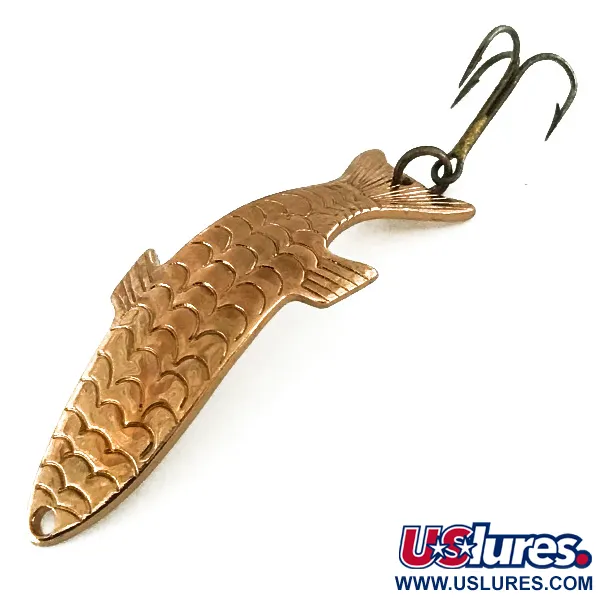 Vintage Acme Phoebe, 1/4oz Copper fishing spoon #7242