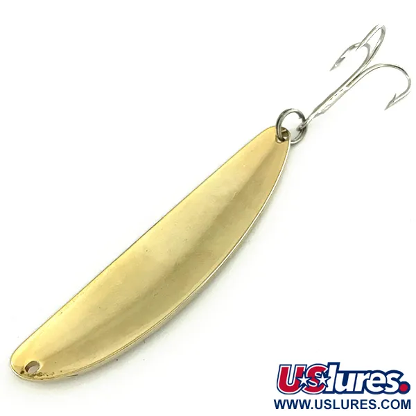 Vintage Acme Side-winder, 3/4oz Gold fishing spoon #7243