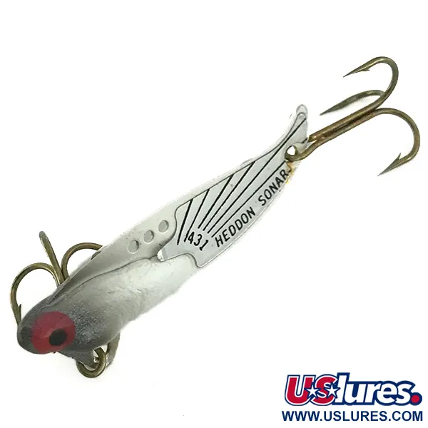 Vintage   Heddon Sonar 431, 1/4oz Pearl / Mirror Hologram fishing #7246