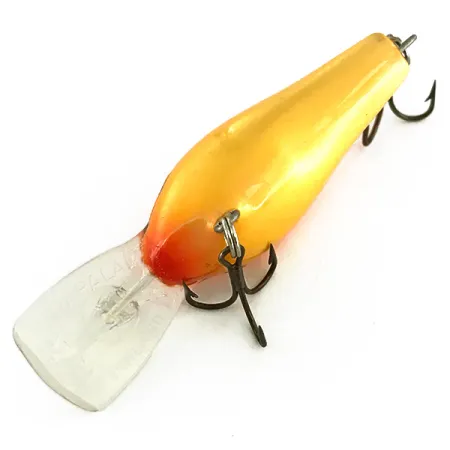 Vintage Rapala Fat Rap, 1/3oz Orange fishing lure #7251