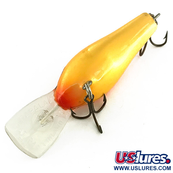 Vintage   Rapala Fat Rap, 1/3oz Orange fishing lure #7251