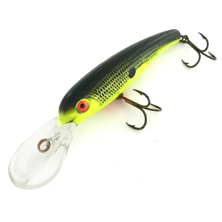 Vintage Mann's Bait  Mann's Stretch Plus, 2/5oz Chartreuse fishing lure #7252