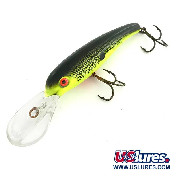 Vintage Mann's Bait  Mann's Stretch Plus, 2/5oz Chartreuse fishing lure #7252