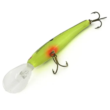 Vintage Mann's Bait  Mann's Stretch Plus, 2/5oz Chartreuse fishing lure #7252