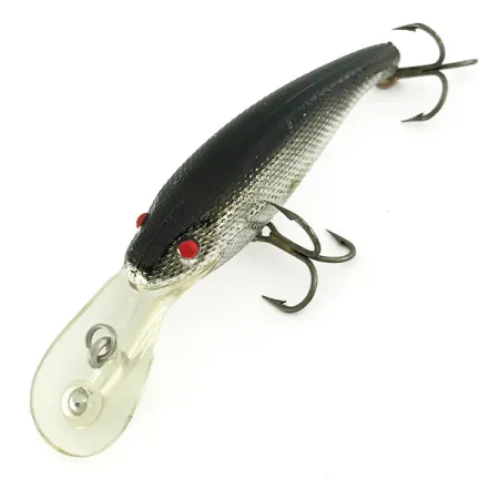 Vintage Cotton Cordell Wally Diver, 1/4oz Silver fishing lure #7253