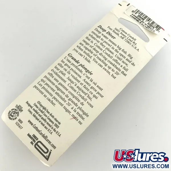   Cotton Cordell Grappler Shad, 1/4oz Gold fishing lure #7255