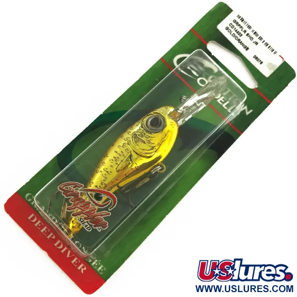  Cotton Cordell Grappler Shad, 1/4oz Gold fishing lure #7255