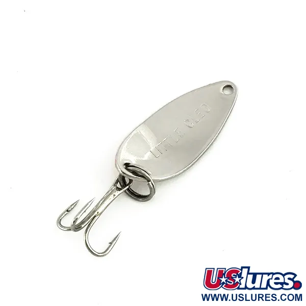 Vintage   Acme Little Cleo, 1/8oz Nickel / Orange fishing spoon #7256