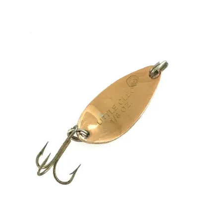 Vintage Acme Little Cleo, 1/8oz Copper / Dark Red fishing spoon #7260