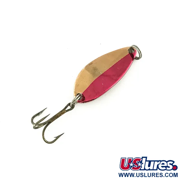 Vintage   Acme Little Cleo, 1/8oz Copper / Dark Red fishing spoon #7260