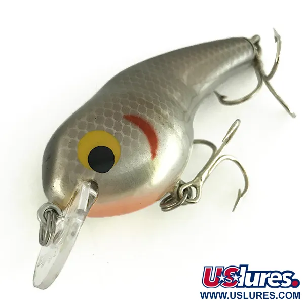 Vintage Bagley ET2, 1/3oz Silver fishing lure #7278