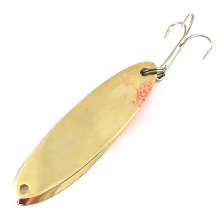 Vintage Acme Kastmaster , 3/4oz Gold / Red fishing spoon #7281