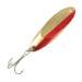 Vintage  Acme Kastmaster , 3/4oz Gold / Red fishing spoon #7281