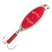 Vintage   Mepps Spoon 1, 1/4oz Nickel / Red fishing spoon #7283