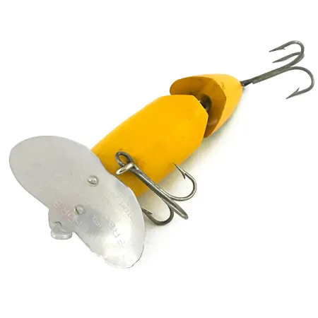 Vintage Fred Arbogast Jitterbug Jointed, 1/3oz Frog fishing lure #17497