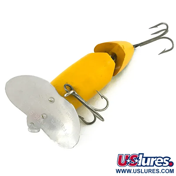 Vintage   Fred Arbogast Jitterbug Jointed, 1/3oz Frog fishing lure #17497