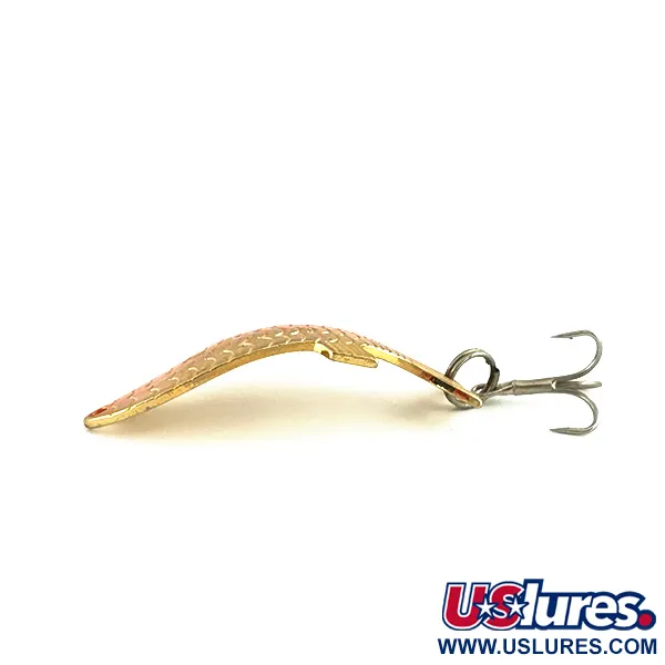 Vintage   Acme Phoebe, 3/16oz Gold / Orange fishing spoon #7287