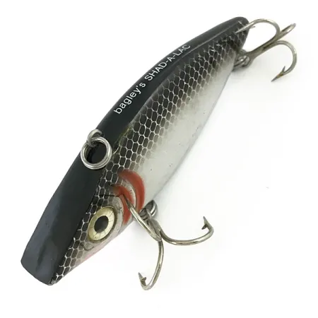 Vintage Bagley Shad-A-LAC, 1/2oz Silver #FBS fishing lure #7288