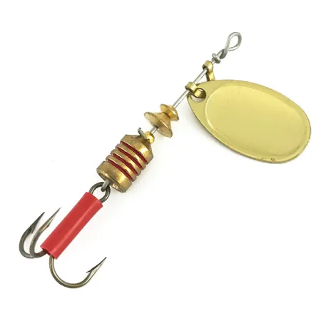Vintage Mepps Aglia 1, 1/8oz Gold spinning lure #7294