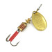 Vintage   Mepps Aglia 1, 1/8oz Gold spinning lure #7294