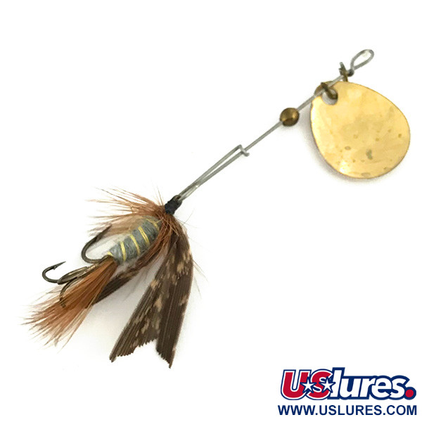 Vintage   Jerry's Flies , 3/64oz Gold spinning lure #7296