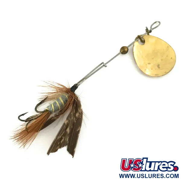 Vintage  Other Jerry's Flies , 3/64oz Gold spinning lure #7296